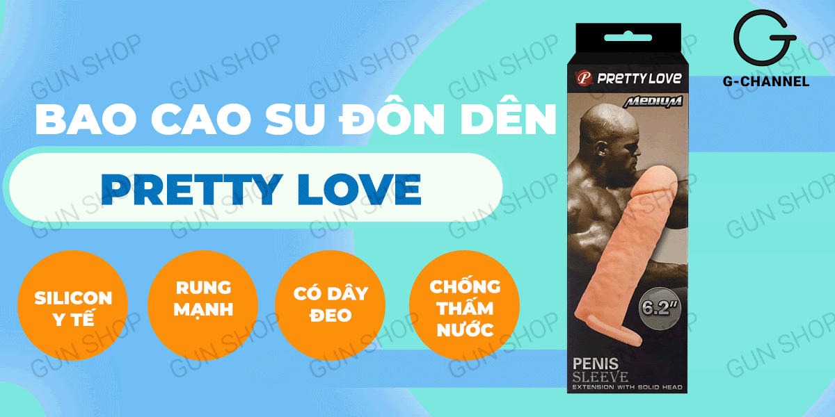  Review Bao cao su đôn dên tăng kích thước Pretty Love Medium 6.2 giá sỉ