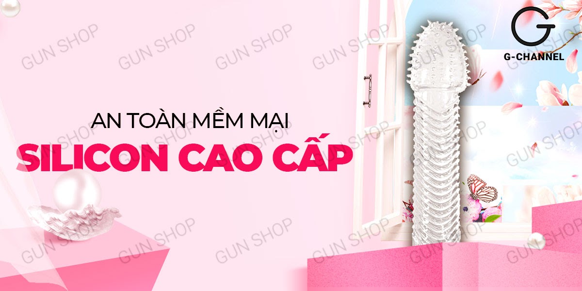 Bao cao su đôn dên Aichao gân gai tăng kích thước kéo dài thời gian