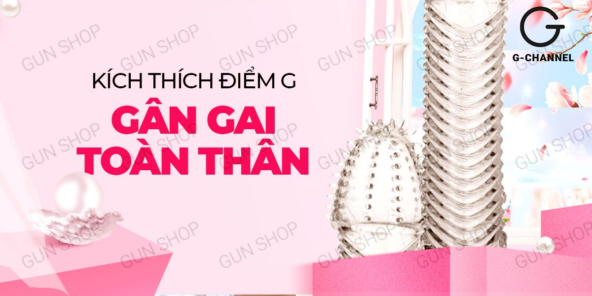 Bao cao su đôn dên Aichao gân gai tăng kích thước kéo dài thời gian