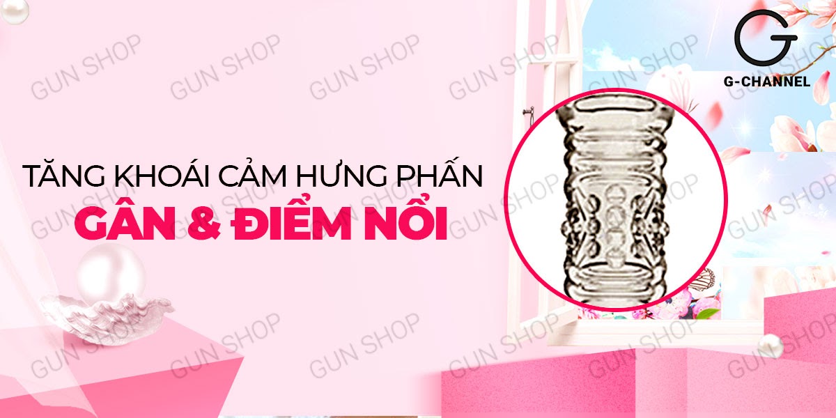 Bao cao su đôn dên Aichao tăng kích thước gân gai hấp dẫn an toàn