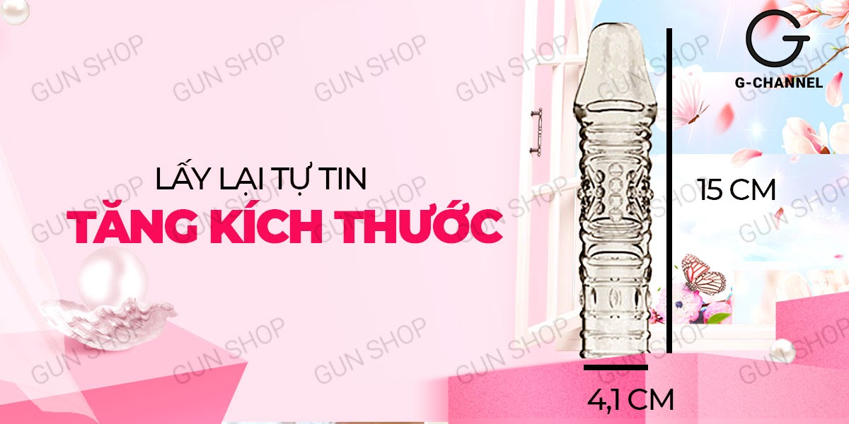 Bao cao su đôn dên Aichao tăng kích thước gân gai hấp dẫn an toàn
