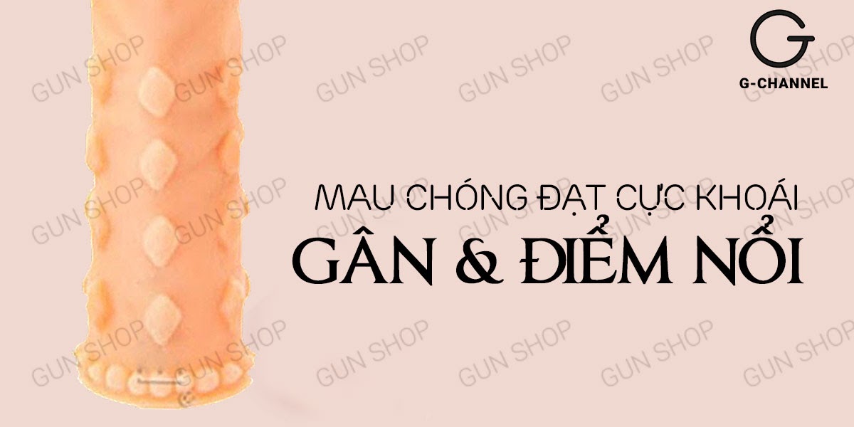 Bao cao su đôn dên Maxman tăng kích thước sexy siêu mượt kích thích