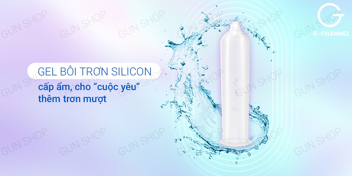 Bao cao su Durex Invisible siêu mỏng an toàn mềm mại hộp 10 cái