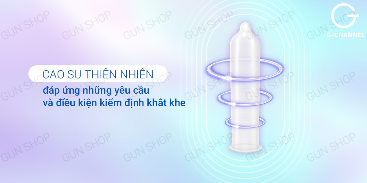 Bao cao su Durex Invisible siêu mỏng an toàn mềm mại hộp 10 cái