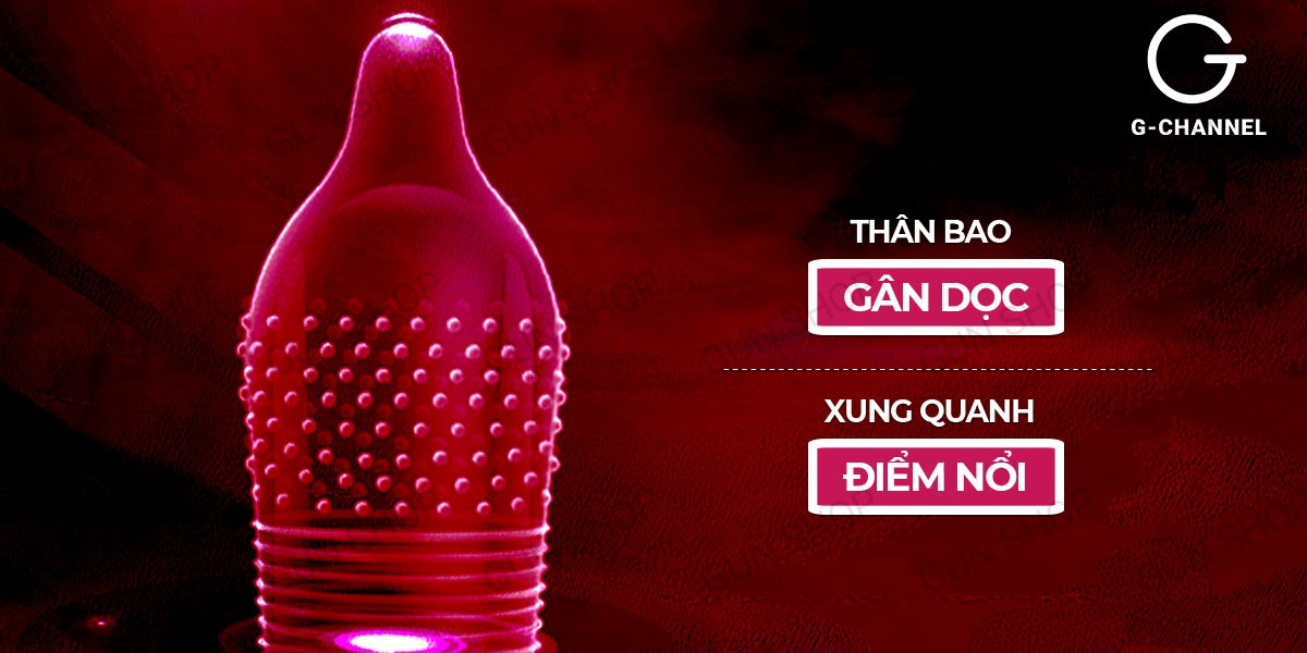 Bao cao su Feel 4 in 1 kéo dài mạnh mẽ an toàn hộp 12