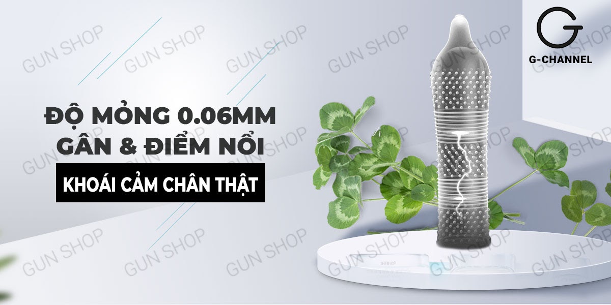 Bao cao su Gallant 3 trong 1 kéo dài siêu mỏng gân nổi hộp 10 cái