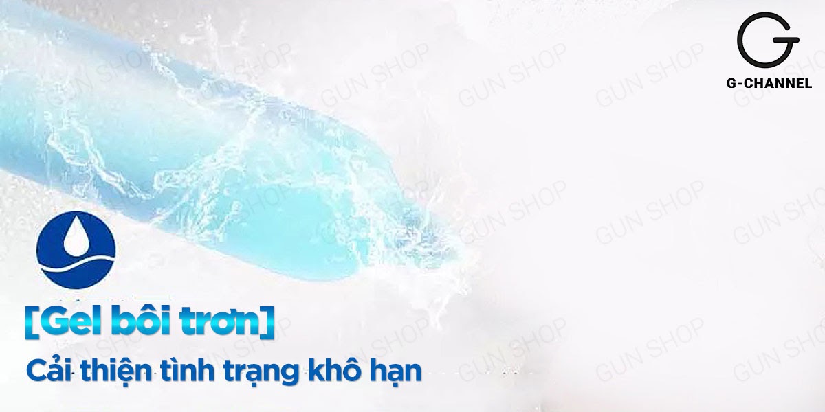 Bao cao su Gun Super Ultra Thin siêu mỏng 0.03mm hộp 10 cái an toàn kích thích