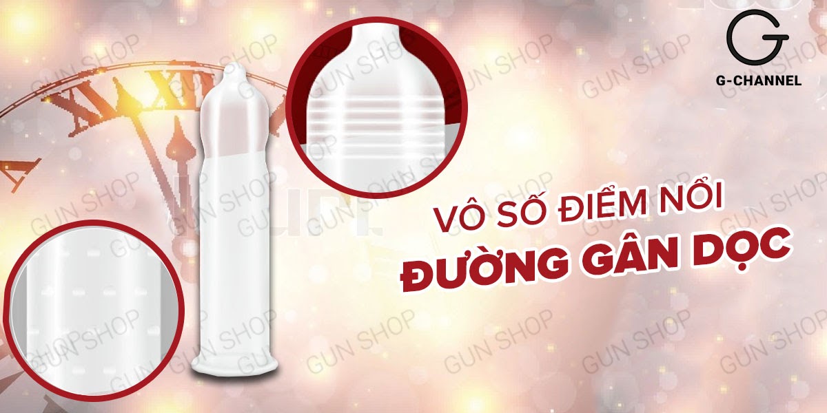 Bao cao su Shell Performaxxx 6 in 1 siêu mỏng kéo dài thời gian hộp 3