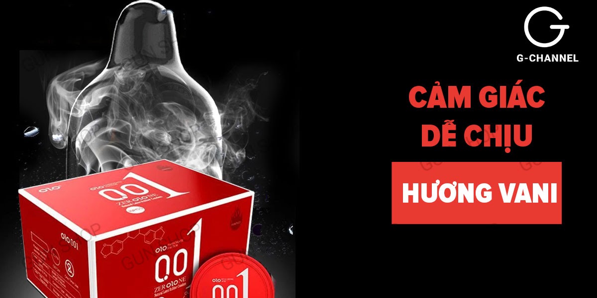 Bao cao su OLO Đỏ siêu mỏng nóng ấm tăng khoái cảm hộp 10