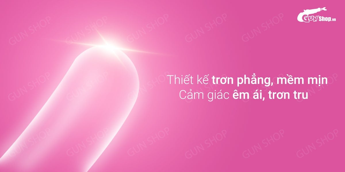 Bao cao su quan hệ miệng Mingliu Hương anh đào Hộp 10 cái An toàn Êm dịu Kích thích