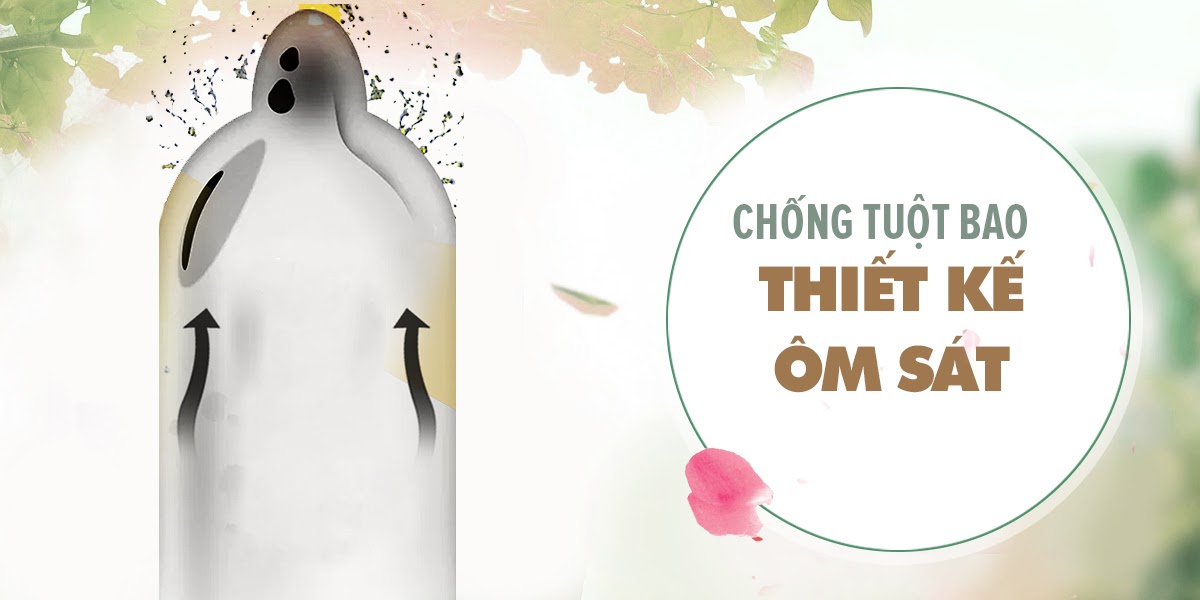 Bao cao su Quinn Nude Fit siêu mỏng chống tuột hộp 12 cái chuẩn