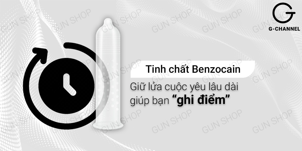 Bao cao su Rocmen Long Shock mỏng gai an toàn kéo dài cực khoái hộp 12