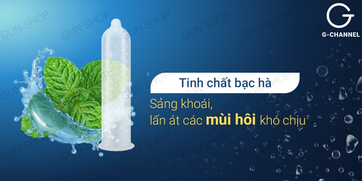 Bao cao su Rocmen Sea Horse gai nổi kéo dài đỉnh cao hộp 10