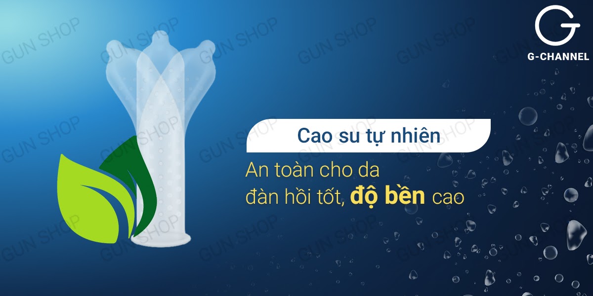 Bao cao su Rocmen Sea Horse gai nổi kéo dài đỉnh cao hộp 10