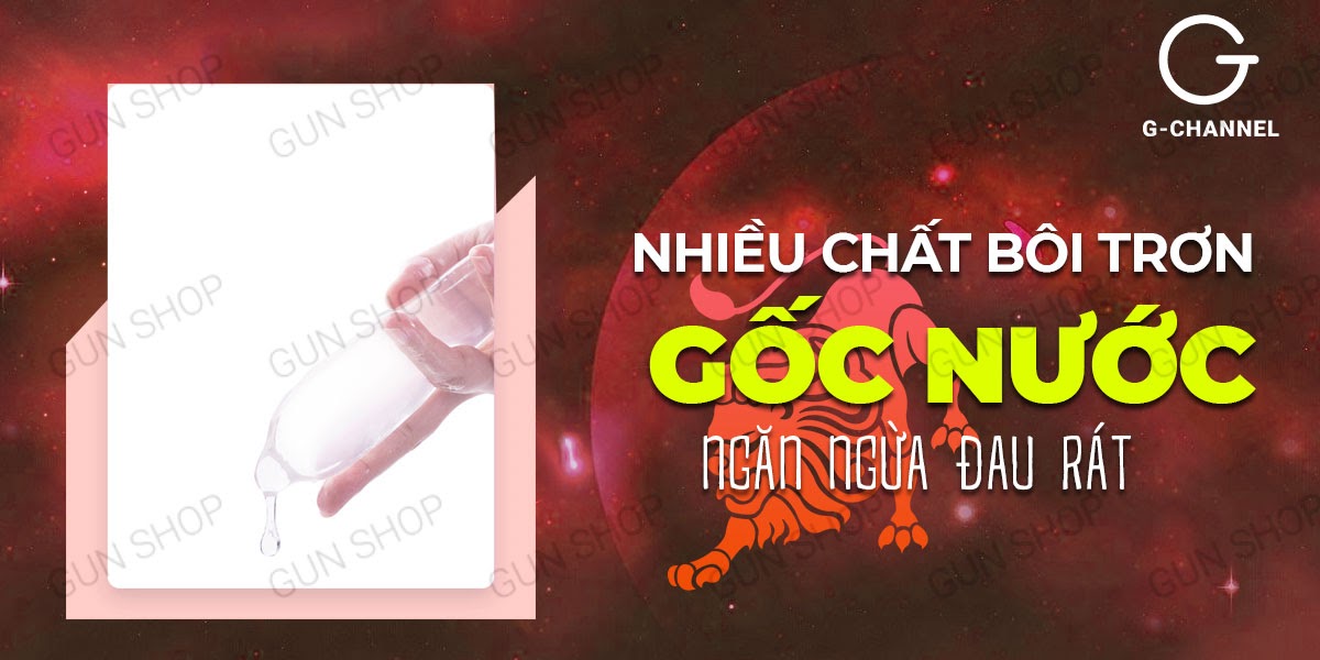 Bao cao su Ropockon Cung Sư Tử mỏng 0.03mm hương dâu 12 cái siêu mềm mại an toàn