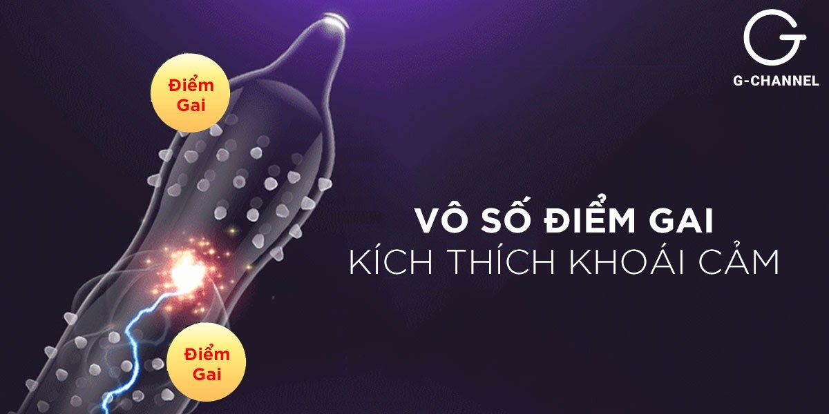 Bao cao su Sagami Feel Up siêu mỏng siêu điểm nổi hộp 10 cái an toàn
