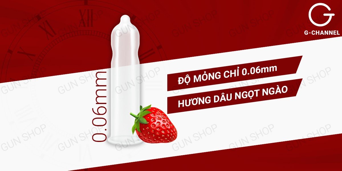 Bao cao su Shell Triple Mix Hàn Quốc Siêu mỏng gân gai mát lạnh 12 cái