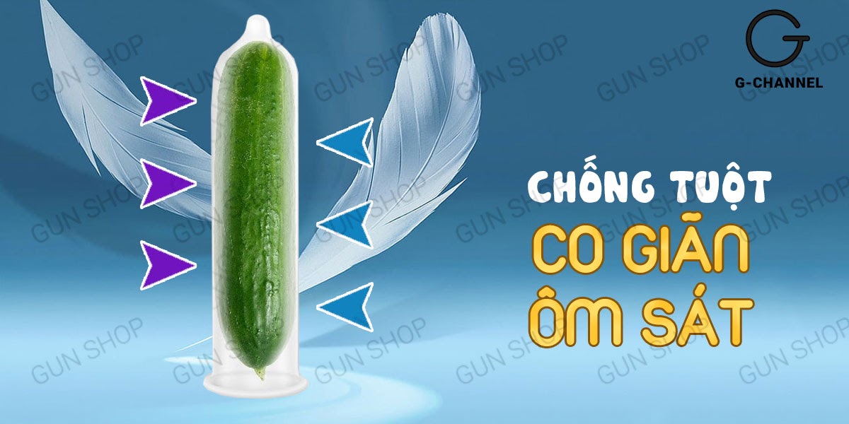 Bao cao su Shell Intense siêu mỏng 0.04mm cảm giác chân thật hộp 3