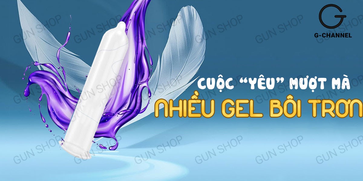 Bao cao su Shell Intense siêu mỏng 0.04mm cảm giác chân thật hộp 3