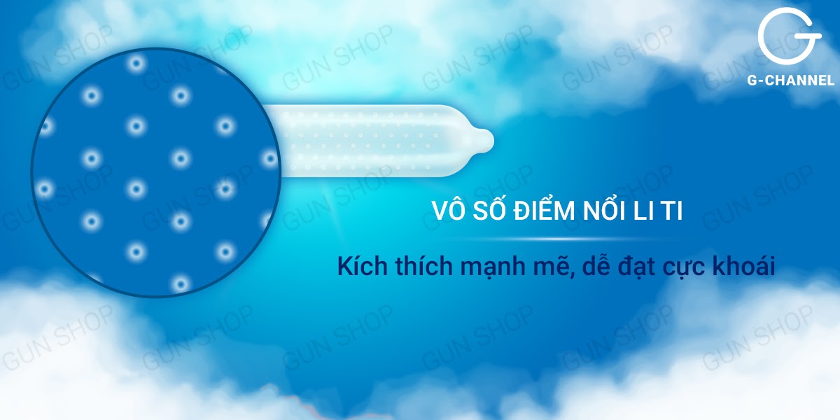 Bao cao su Supermen Long Love kéo dài thời gian bạc hà hộp 120 cái