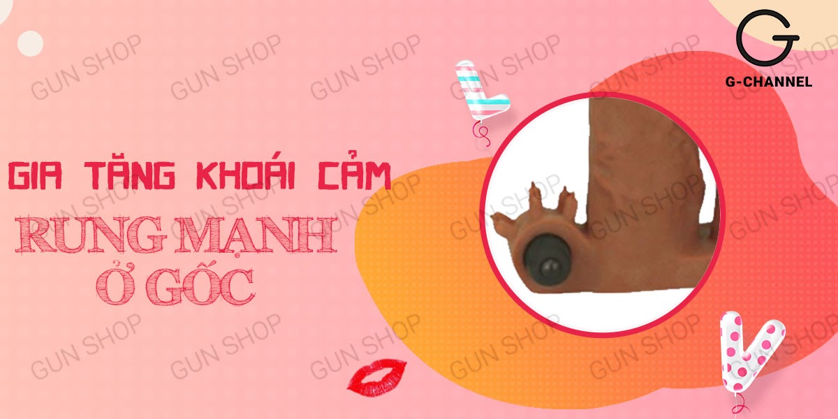 Bao cao su đôn dên Lovetoy 2 đầu tăng kích thước rung mạnh sướng