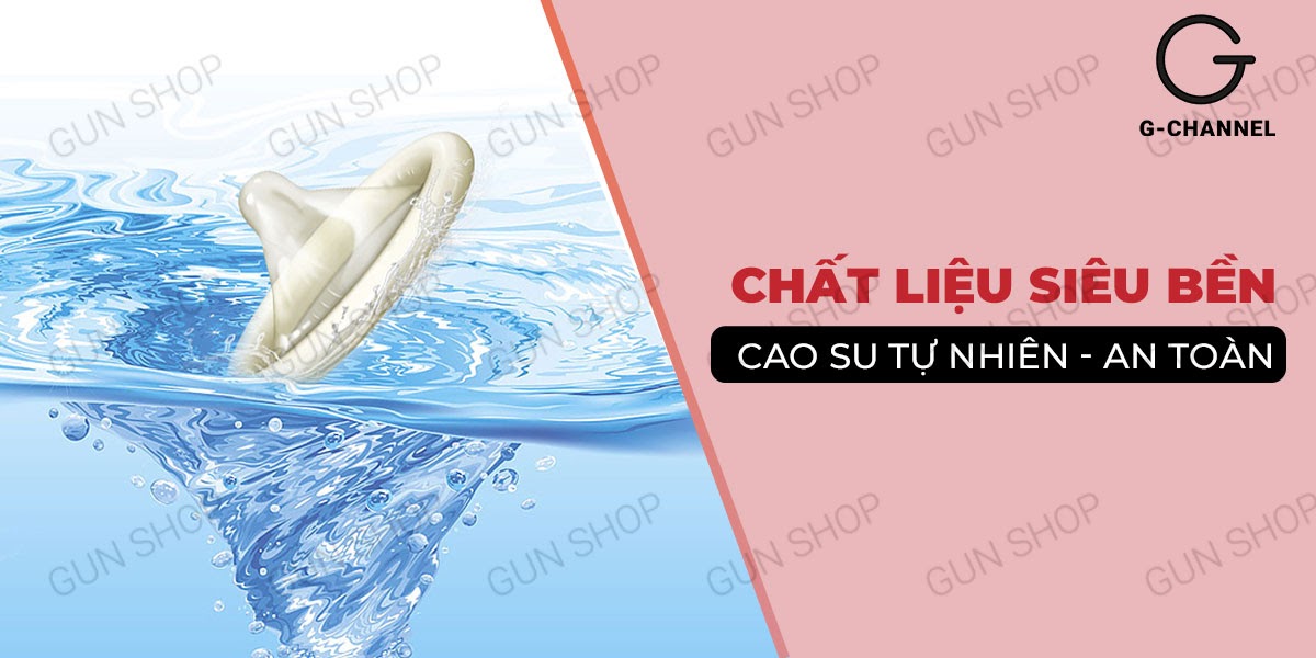 Bao cao su Toshiro Long Shock 4in1 kéo dài thời gian hộp 10 cái siêu bền an toàn