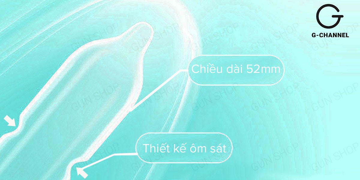 Bao cao su Up To Top 0.Zero siêu mỏng 0.02mm hộp 12 cái an toàn thoải mái