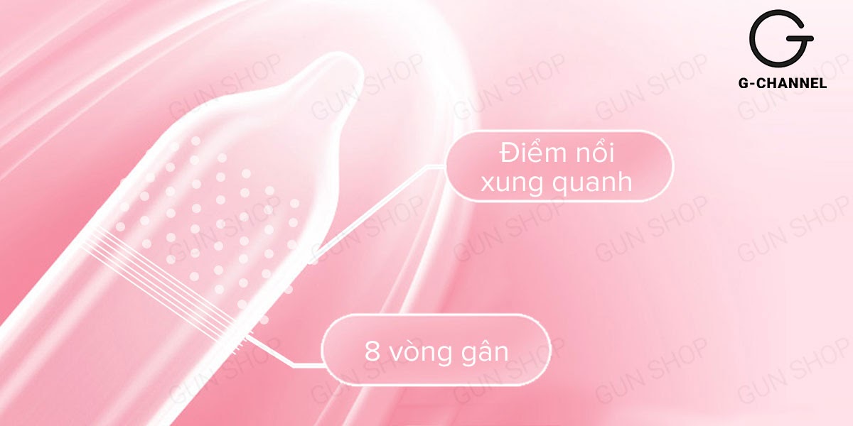 Bao cao su Up To Top 4 In Love hộp 12 cái kéo dài tăng khoái cảm