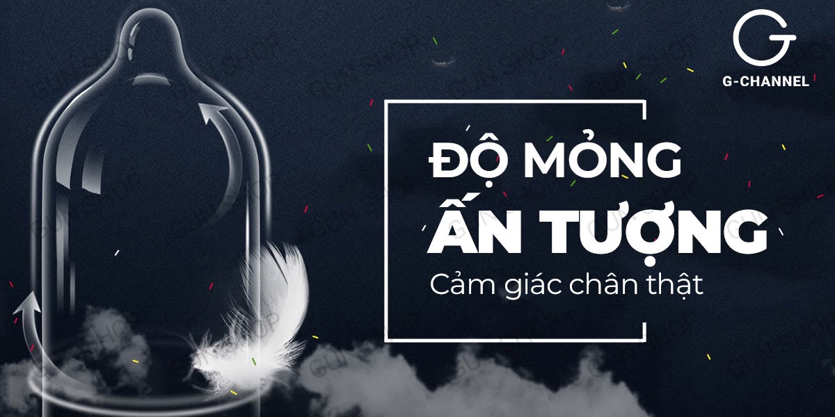 Bao cao su Usupita siêu mỏng hộp 12 cái chất lượng cao an toàn