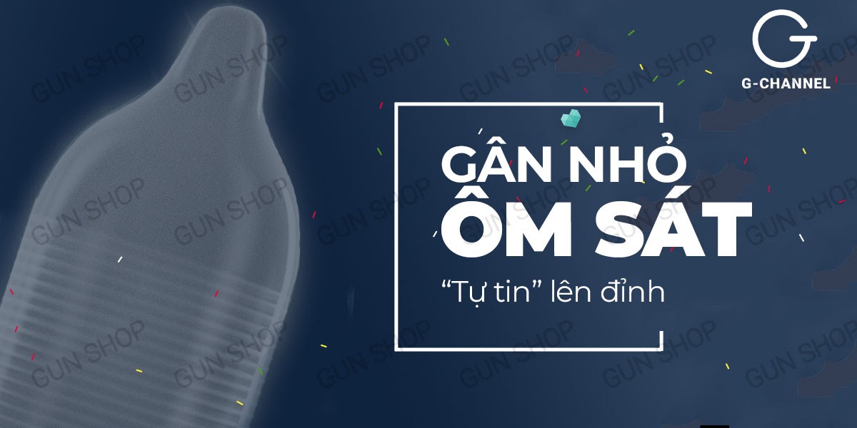 Bao cao su Usupita siêu mỏng gân nổi an toàn, thoải mái