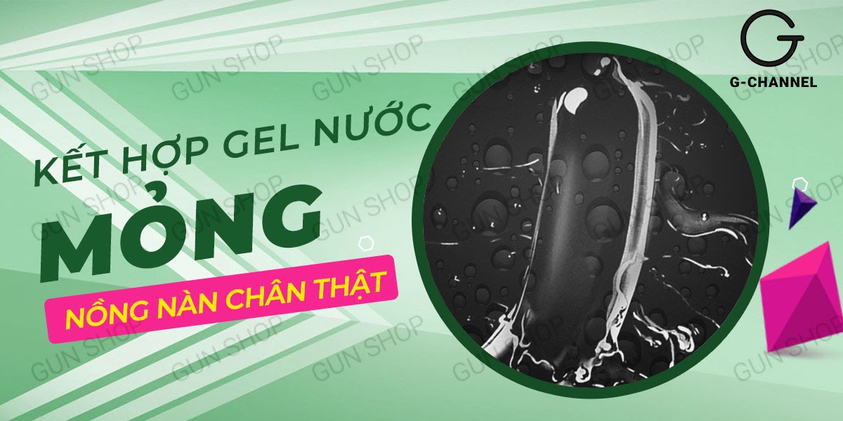 Bao cao su Vista Mỏng trơn Hộp 10 cái An toàn Cảm giác chân thật