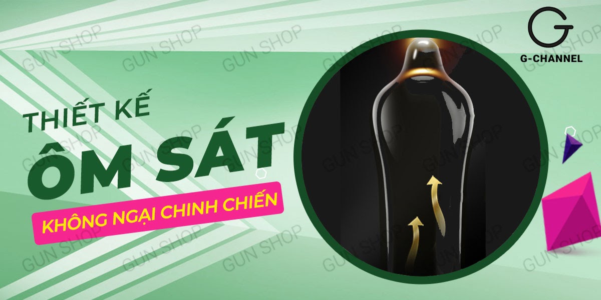 Bao cao su Vista Mỏng trơn Hộp 10 cái An toàn Cảm giác chân thật