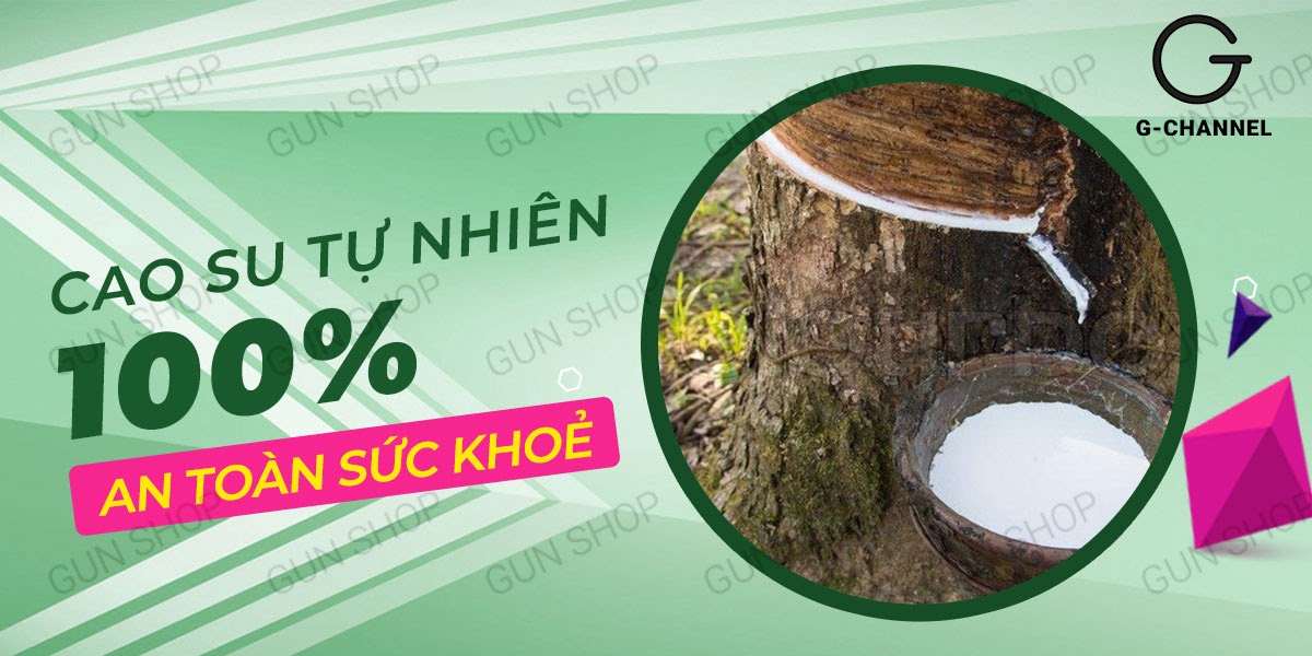 Bao cao su Vista Mỏng trơn Hộp 10 cái An toàn Cảm giác chân thật