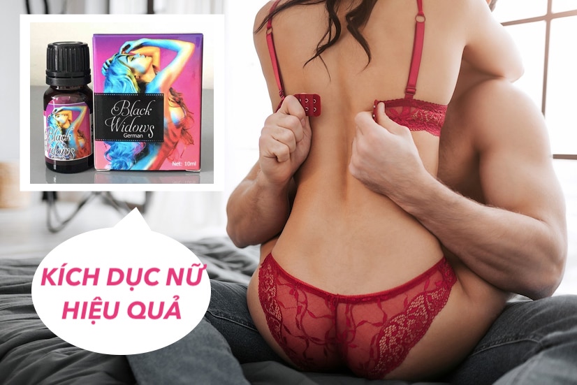Thuốc kích dục nữ Black Widow German nước không mùi hiệu quả giá tốt