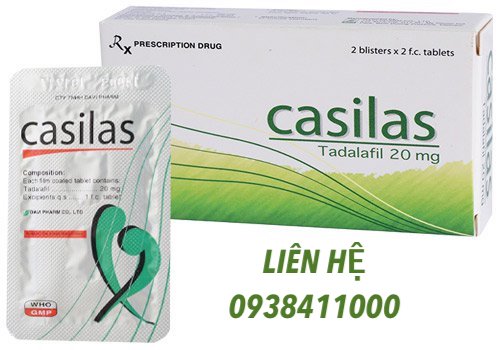 Kho sỉ Viên uống Casilas 20mg thuốc trị xuất tinh sớm kéo dài thời gian quan hệ hàng xách tay