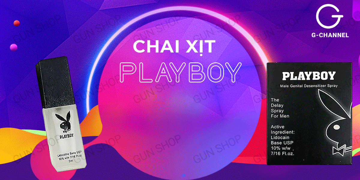 Chai xịt Playboy Anh 5ml kéo dài cường dương mạnh mẽ