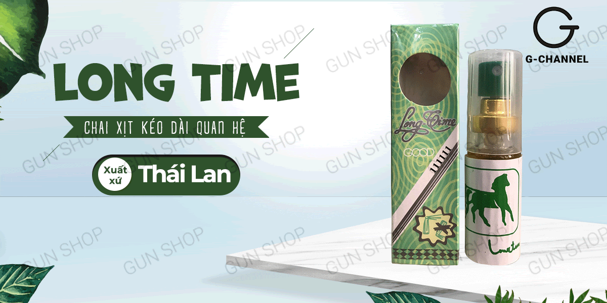 Chai xịt Longtime Thái Lan 5ml Kéo dài quan hệ Tăng cường bản lĩnh