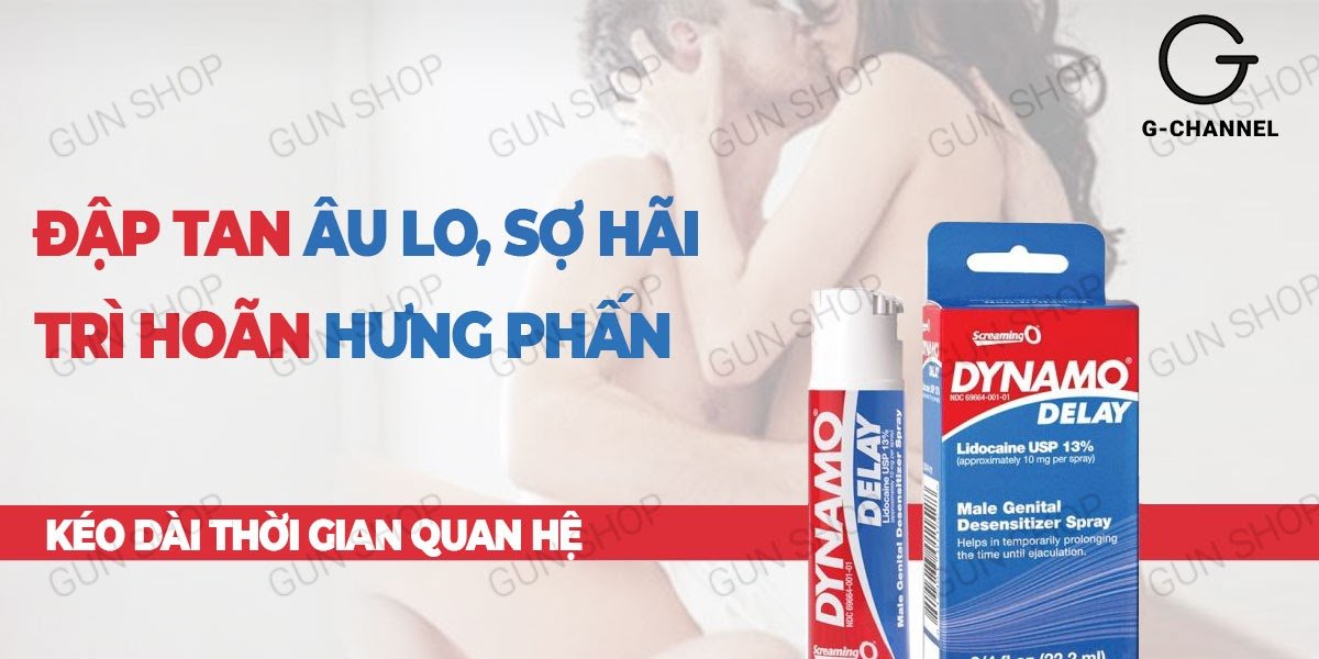 Cung cấp Chai xịt Mỹ Dynamo Delay - Kéo dài thời gian - Chai 22ml mới nhất