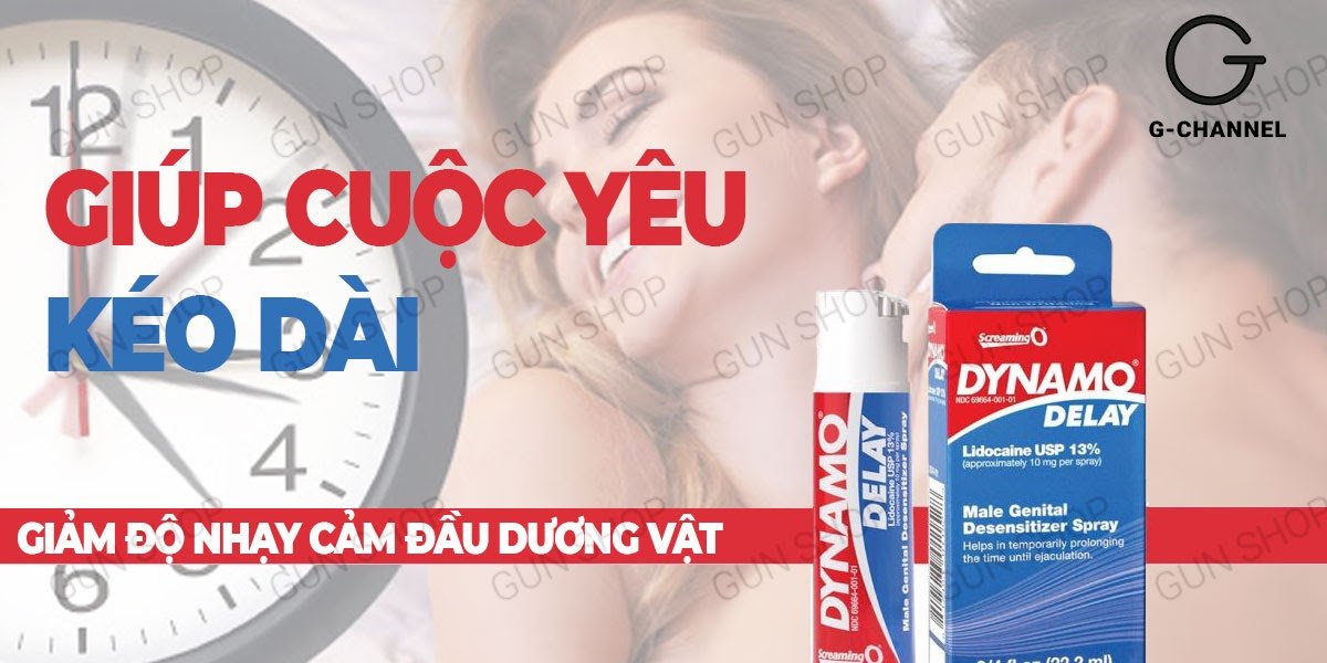 Cung cấp Chai xịt Mỹ Dynamo Delay - Kéo dài thời gian - Chai 22ml mới nhất