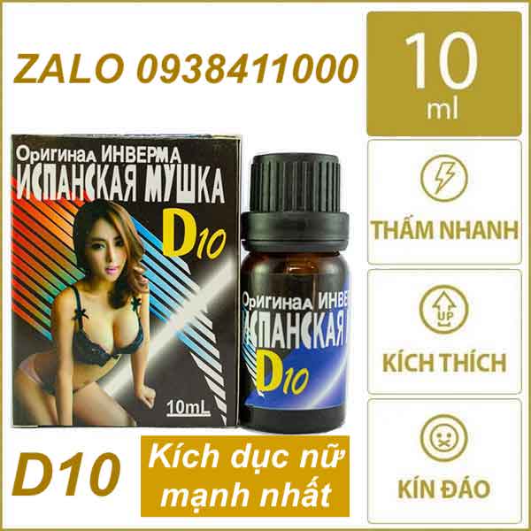  Bỏ sỉ D10 Thuốc Kích Dục Nữ Dạng nước chính hãng Nga mới nhất