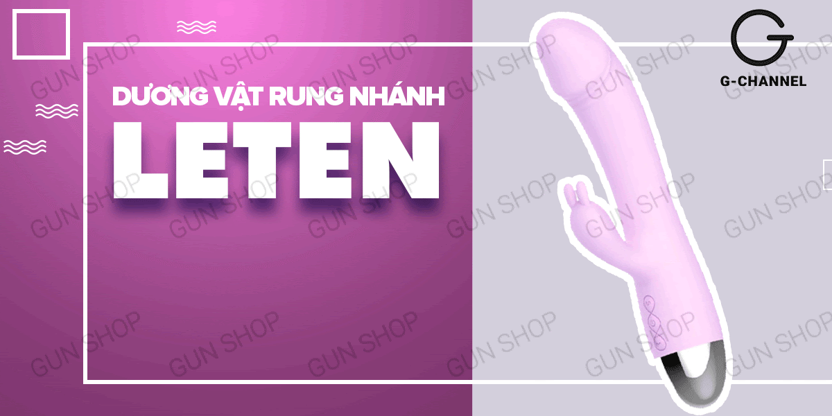  Bỏ sỉ Dương vật 2 đầu rung đa chế độ rung sạc điện - Leten Mashimaro chính hãng