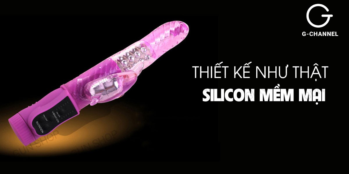 Dương vật giả 2 đầu rung xoay đa hướng Loveaider Warrior siêu kích thích