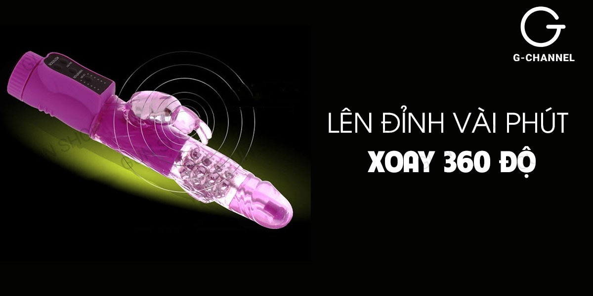 Dương vật giả 2 đầu rung xoay đa hướng Loveaider Warrior siêu kích thích