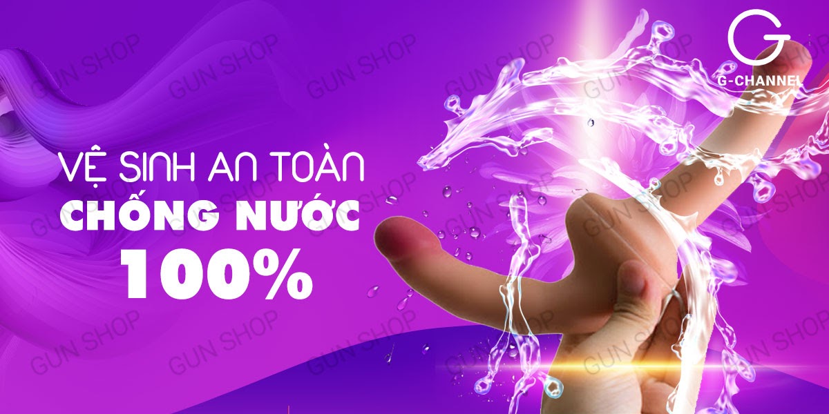 Dương vật giả 2 đầu uốn cong mềm mại rung đa chế độ Lovetoy