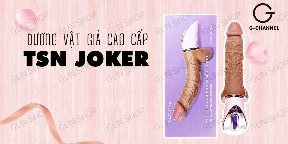 Dương vật giả cao cấp đa chế độ rung sạc tiện lợi TSN Joker