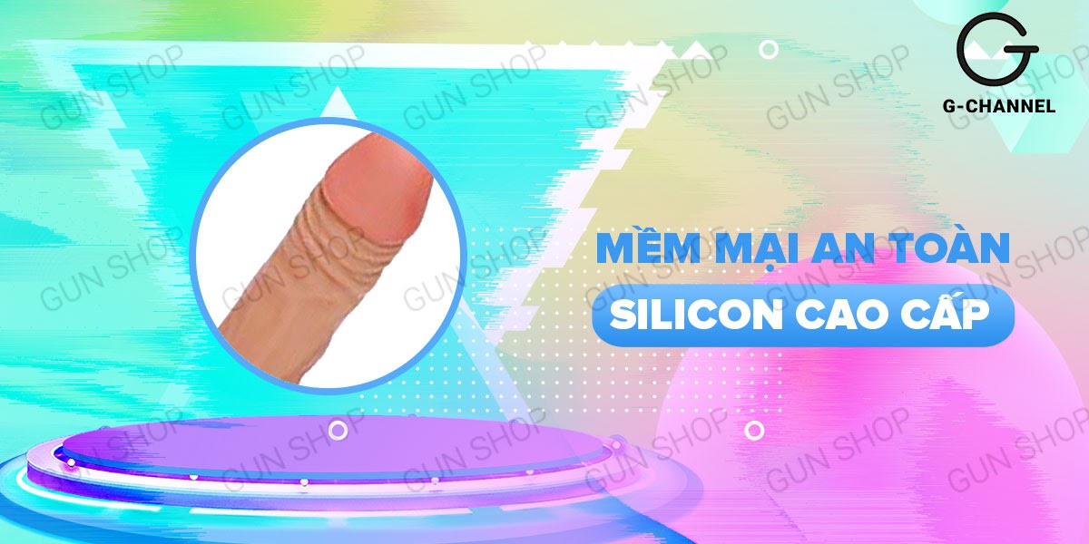 Dương vật giả rỗng dây đeo 7 chế độ rung siêu thực thỏa mãn