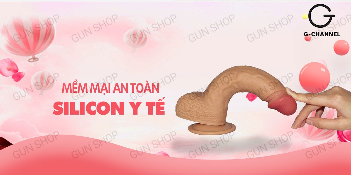 Dương vật giả cao cấp dính tường 18cm Silicone mềm mại Lovetoy