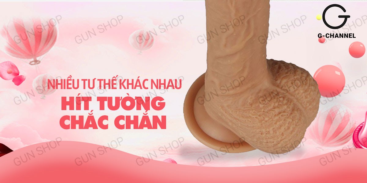 Dương vật giả cao cấp dính tường 18cm Silicone mềm mại Lovetoy
