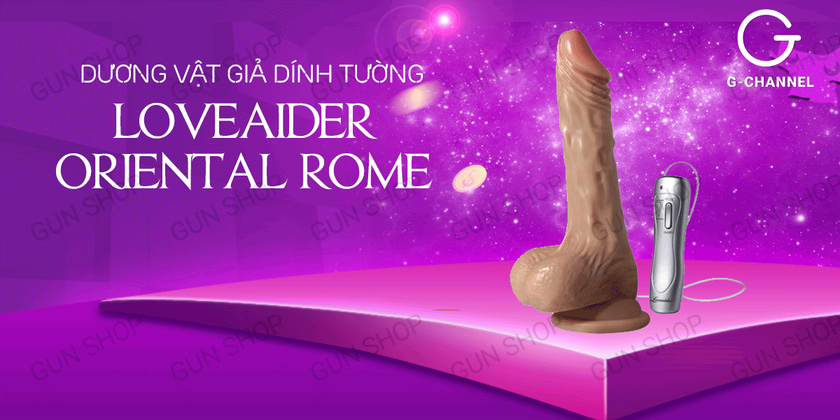 Dương vật giả dính tường Loveaider điều khiển từ xa silicon mềm mại