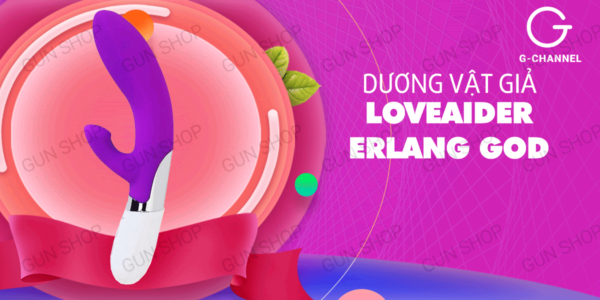 Dương vật giả 7 chế độ rung nhánh kích thích - Loveaider sạc điện
